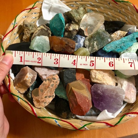 ☽ Huge Lot of 4 LB Garden Fairy Crystal Lot Mix ☾ - Picture 2 of 5
